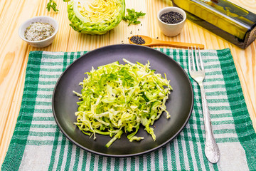 Fresh cabbage salad