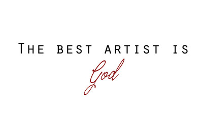 Biblical Phrase, typography for print  or use as poster, flyer or T shirt