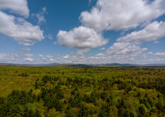 Fototapeta na wymiar Pocono Mountains Pennsylvania USA range landscape