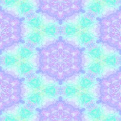 Abstract multicolored kaleidoscopic  background. Seamless pattern for wrapping papers and fabric or paper prints
