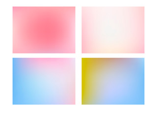 Fototapeta premium Abstract blue and purple blurred gradient mesh background