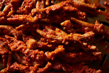 Dakbal, Korean spicy chicken feet 