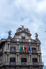 Fototapeta na wymiar Pamplona, Spain / Pamlona, 01/05/2019 : photos of the municipality of Pamplona.