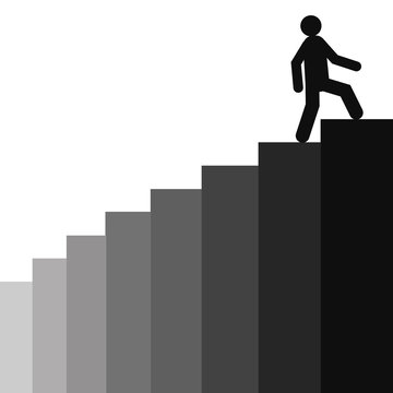 grafico economia, istogrammi, statistiche, man