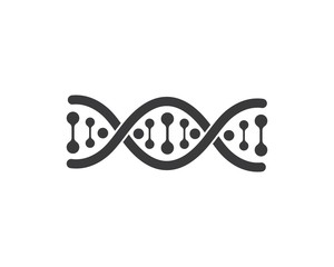 Dna genetic logo icon illustration