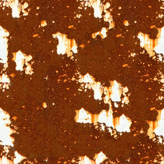 seamless texture. metal wall with rust.