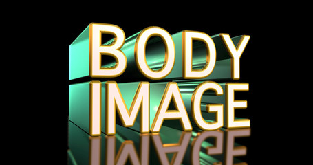 Mental Health Awareness week an annual campaign in May highlighting awareness of mental health. May 2019 theme - body image. 3D Illustration