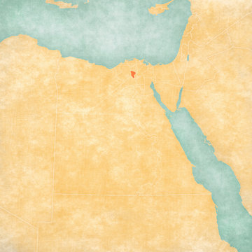 Map of Egypt - Monufia Governorate