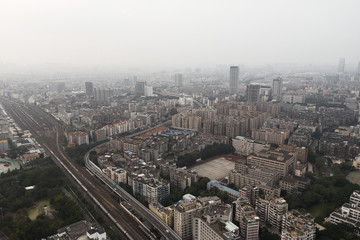Fototapeta na wymiar cityscape of the guangzhou china
