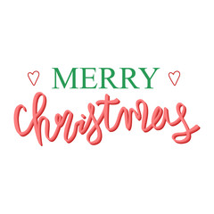 Holiday lettering and Xmas design. Merry christmas.