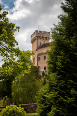 Bojnice medieval castle, UNESCO heritage in Slovakia. Romantic castle with gothic and Renaissance elements built in 12th century.