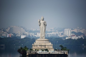 Buddha statue, Hyderabad, Telengana, India