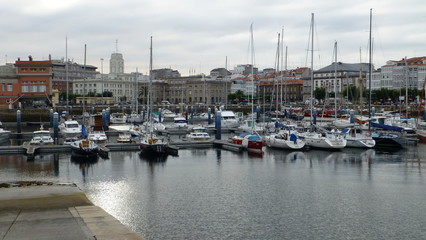 Fototapeta na wymiar Coruña, city of Galicia,Spain