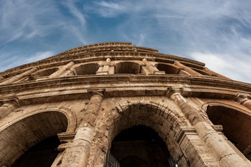 Colosseo of Rome - Ancient coliseum in Italy