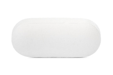 Medical pill tablet isolated on white