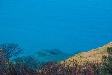 Top View of Sardinia Sea