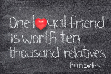 loyal friend Euripides