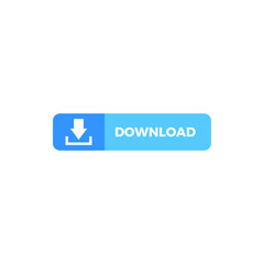 Modern Download Button Icon
