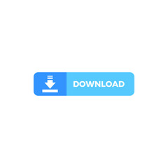 Modern Download Button Icon