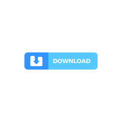 Modern Download Button Icon