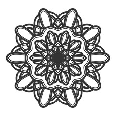 mandala flower illustration design