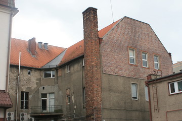 Alte Häuser in Swinemünde