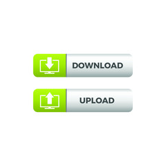Modern Download Button Icon
