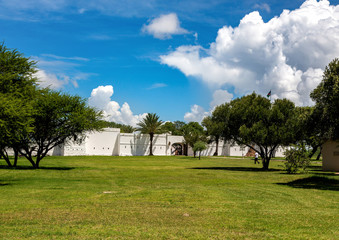 Old german Fort Namutoni at the Etosha-Nationalpark in northern Namibia