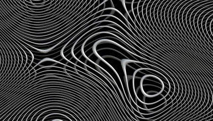 curved lines 3d graphic