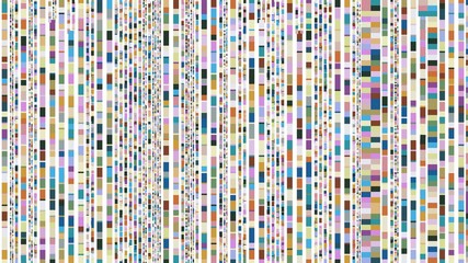 Fototapeta premium different sizes of mosaic squares pastel gray, teal blue and coffee colored. seamless graphic pattern for digital printing products or your cloth fashion concept design