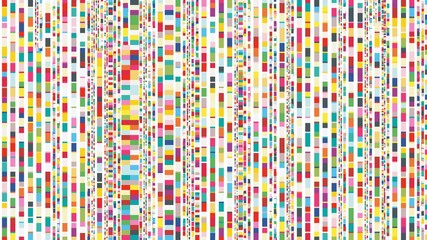 Fototapeta premium different sizes of mosaic squares blue chill, bronze and antique white colored. seamless graphic pattern for digital printing products or your cloth fashion concept design