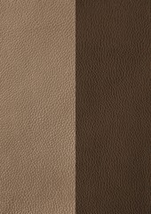 Fototapeta premium The texture of genuine leather. Impeccable and stylish background. Beautiful stylish background. Natural skin texture close up. Brown background. The structure of the leather material brown shades.