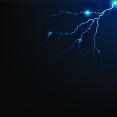 lightning in the sky