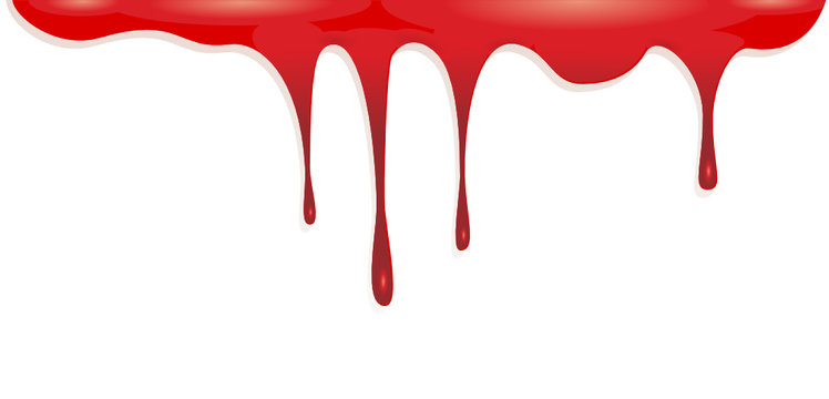 Murder blood dripping