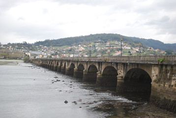 Fototapeta premium English Way to Santiago - Pontedeume