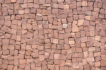 Squared shape stones wall background