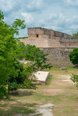 Fototapeta premium Ek Balam archaeological area, in the Yucatan peninsula