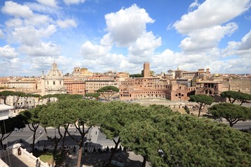 Fototapeta na wymiar Trajan Forum, Rome