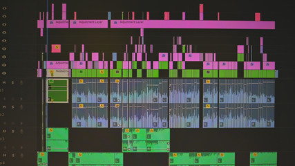 video editting timeline