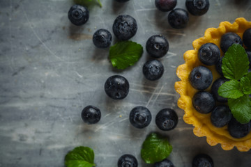 Little blueberries tarts