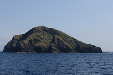無人島の全景