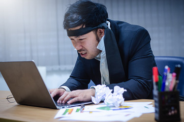 CEO stressed from the stock market fell sharply