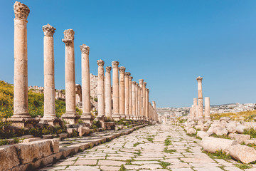 ancient citadel of Amman, Jordan.
