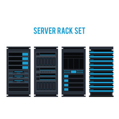 Vector server rack icon database storage design - obrazy, fototapety, plakaty