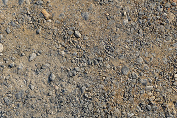 Texture of gravles. A pile of gravles.