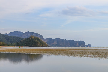 Noppharat Thara Beach near Railay during sunset, Krabi, Thailand