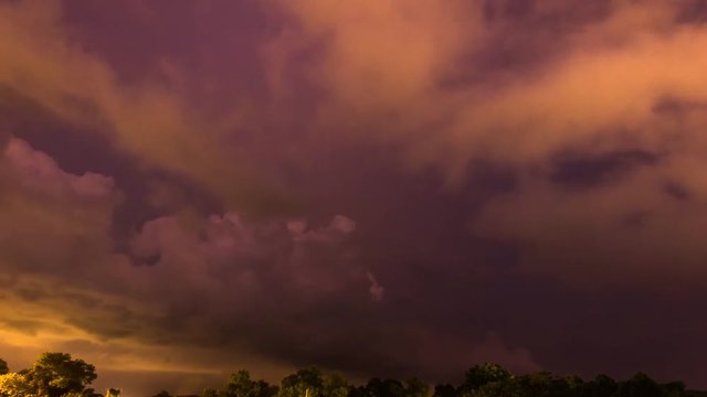 4K Time Lapse view of sunrise or sunset for background