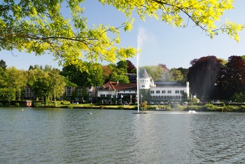 Lac et château de Genval (Brabant wallon- Belgique)