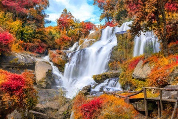 Mae Klang Waterfall, Doi Inthanon National Park, Chiang Mai, Thailand