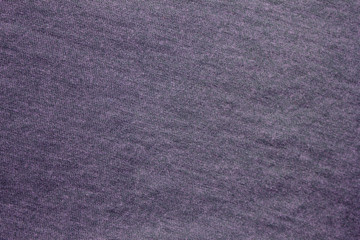 Cloth texture surface of pale purple or blue fabric background, top view 